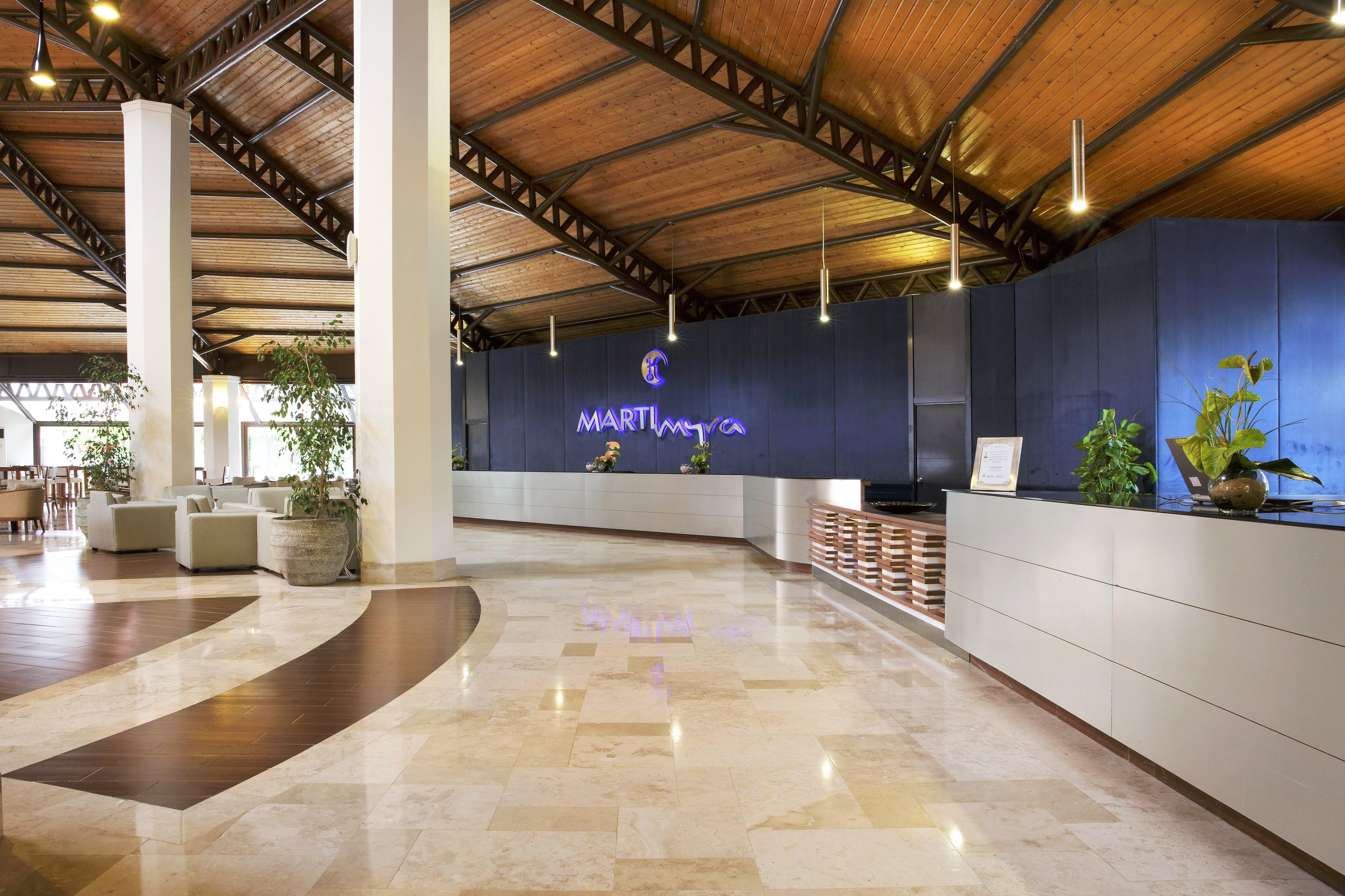 马蒂美亚酒店 特基罗瓦 外观 照片 Lobby of the hotel
